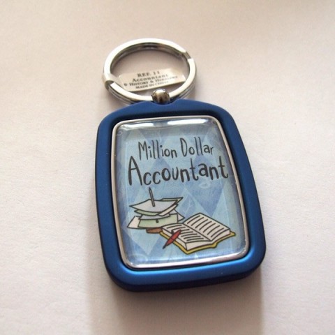 Accountant Keyring