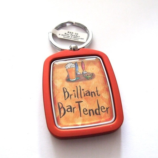 Bar Tender Keyring