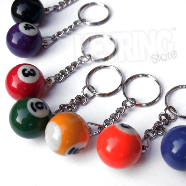 Snooker / Pool ball keyring