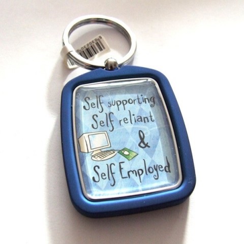 Self Employed Keyring