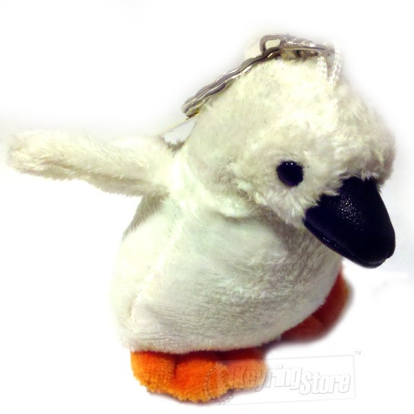Plush Penguin Keyring - Key Ring - The Keyring Store Plush Penguin Keyring - Key Ring - The Keyring Store