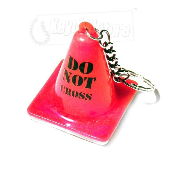 Traffic Cone Keyring