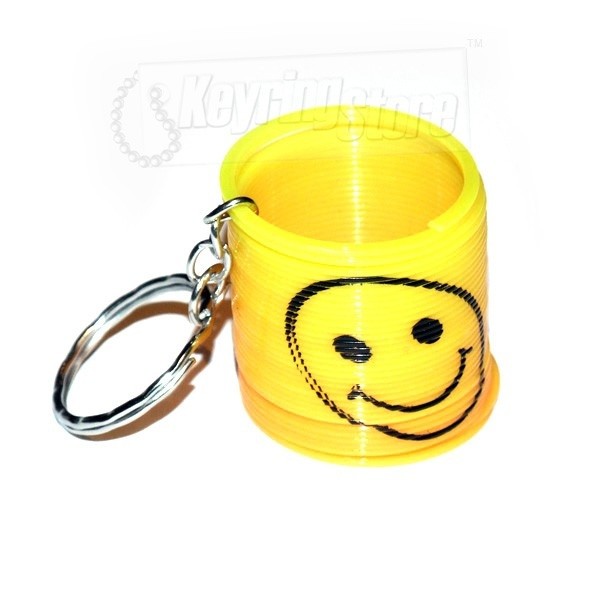 Smiley Spring Keyring