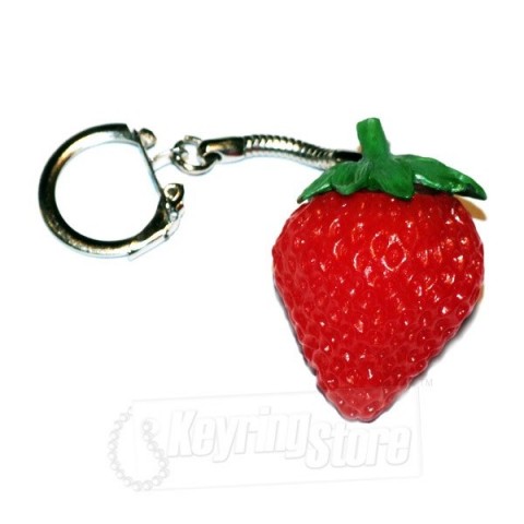 Strawberry Keyring - Premium