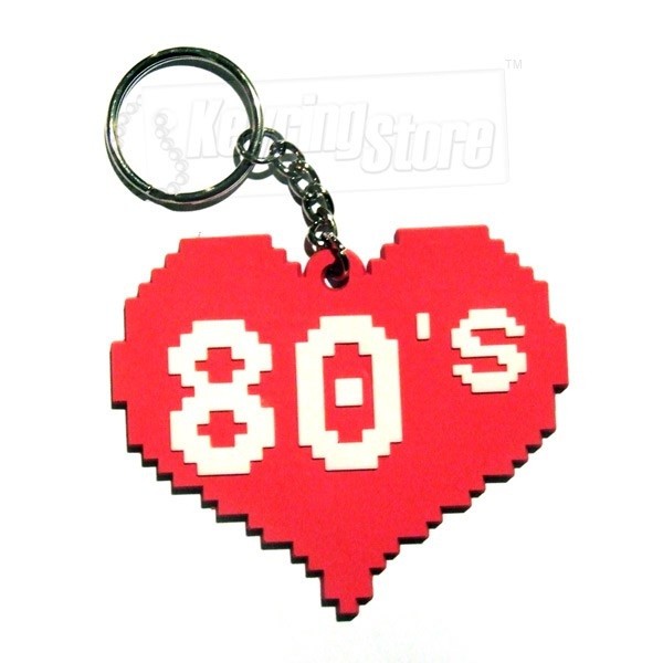 Love the 80s Eighties Keyring