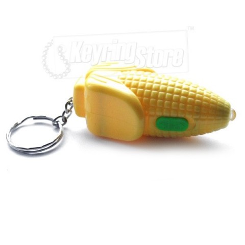 Sweetcorn LED torch keyring