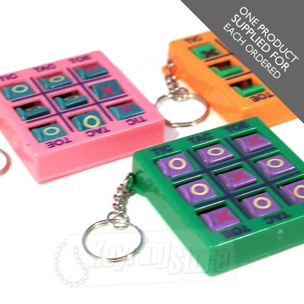 Tic Tac Toe Noughts & Crosses Keyring