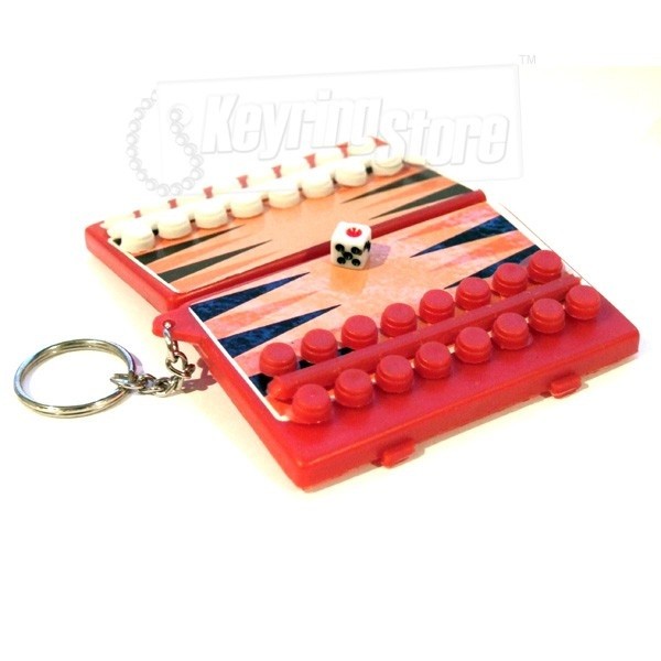 Backgammon Keyring