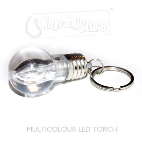 LED Light Bulb flashing keyring