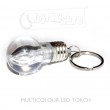 Light Bulb LED lightshow keyring