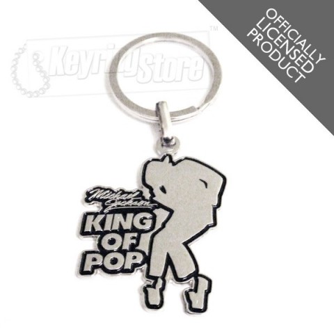 Michael Jackson King of Pop Keyring - Officially Licensed