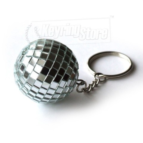 Mirror Disco Ball Keyring - Glitter Ball