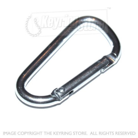 Carabiner Keyring - Premium Metal 45mm