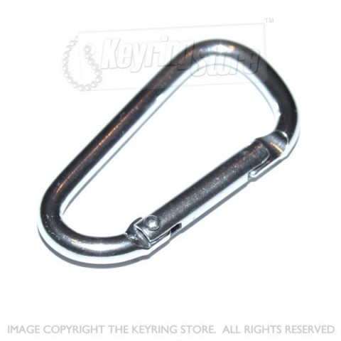 45mm Carabiner Keyring - Premium Metal