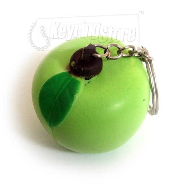 Green Apple Keyring - Great Quality!