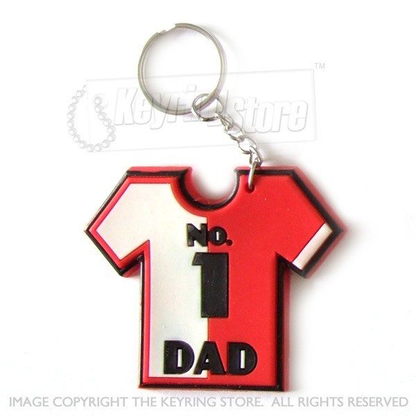 No.1 Dad Sport shirt keyring