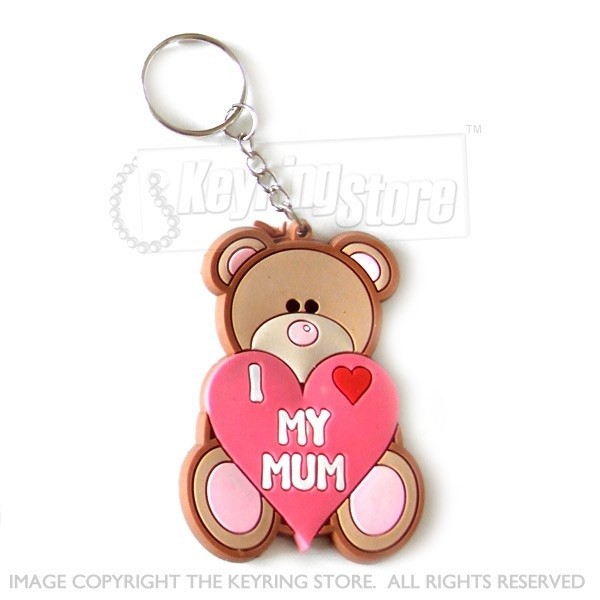 Love my mum keyring