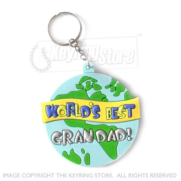 World's Best Grandad Keyring