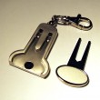 Golf Marker keyring