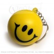 Smiley Squashy Ball Keyring