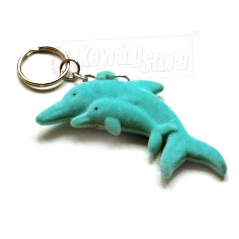 Dolphin Keyring (twin dolphins)
