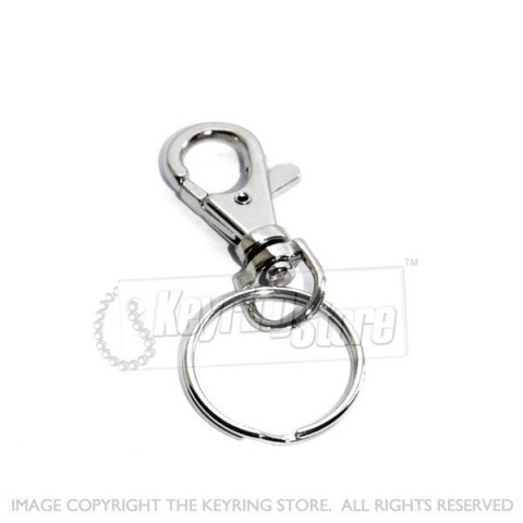 Mini Belt Clip Metal Keyring