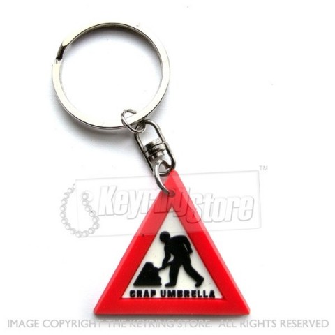 Road Sign Keyring - C*** Umbrella