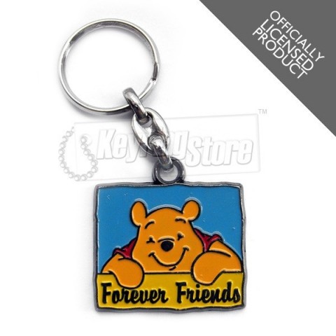 Forever Friends Winnie The Pooh METAL Keyring