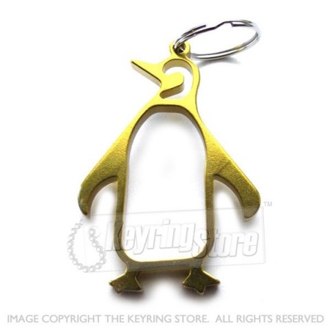 Penguin Bottle Opener Keyring