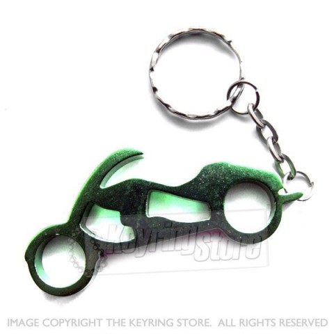 Motor bike Bottle Opener Keyring