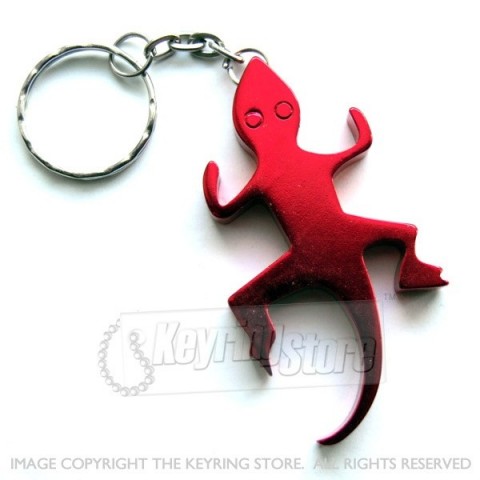 Lizard Bottle Opener Keyring