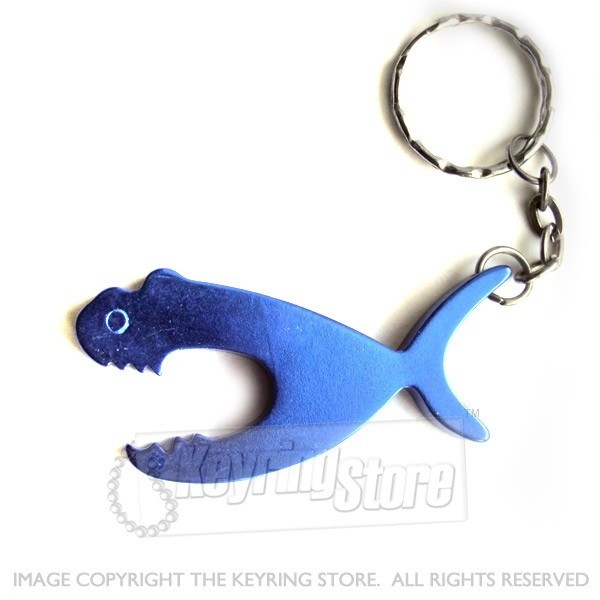 Hungry Shark Bottle Opener Keyring