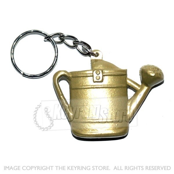 Watering Can Keyring (Gold Colour) - Premium