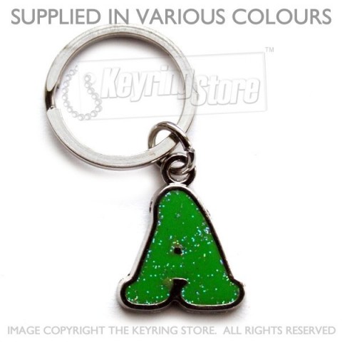 Letter A Keyring