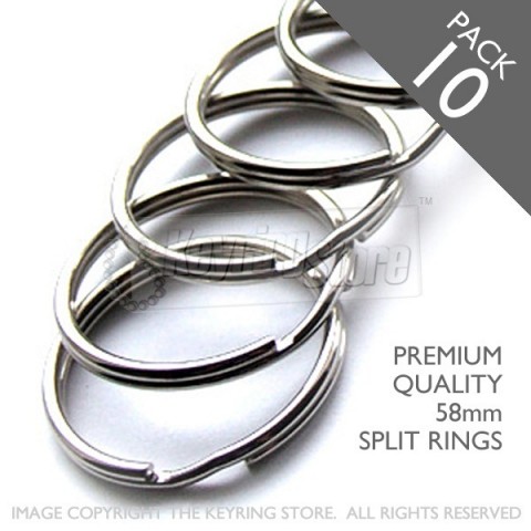 Premium Split Rings 58mm PACK 10