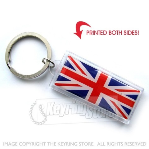 Union Jack Flag Keyring