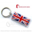 Great Britain Flag Plastic Keyring