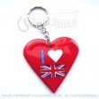 I love GB Heart Keyring