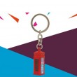 London 2012 Red Telephone Box Keyring