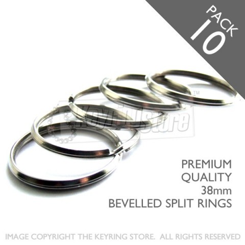 38mm Bevelled Split Rings PACK 10