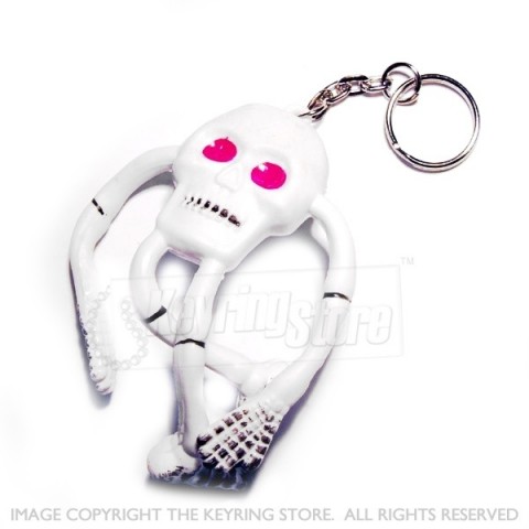 Skeleton head keyring