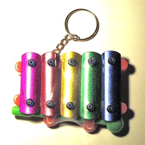 Mini Xylophone Keyring