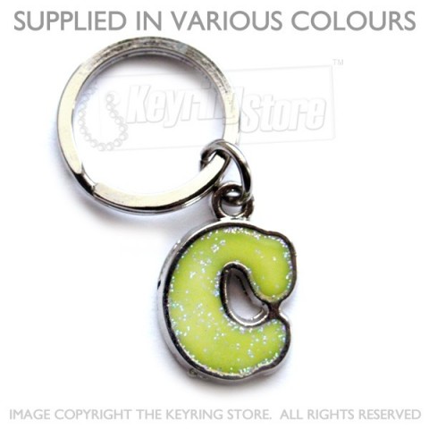 Letter C Keyring