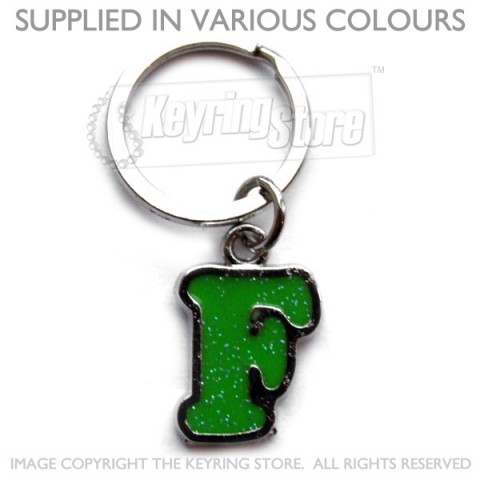 Letter F Keyring