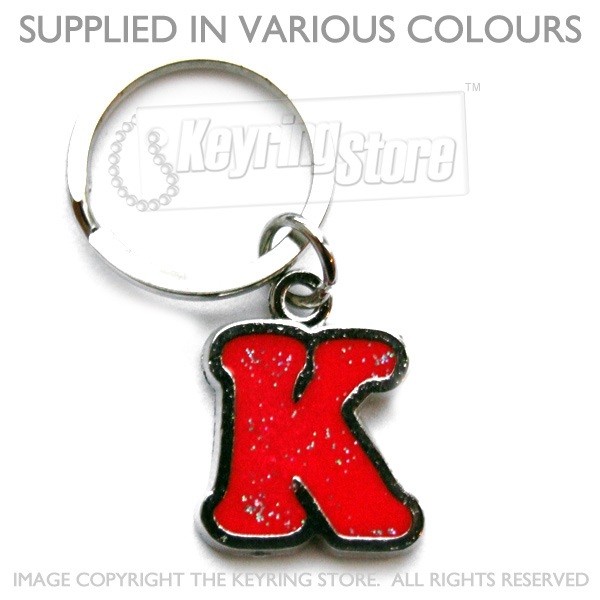 Letter K Keyring