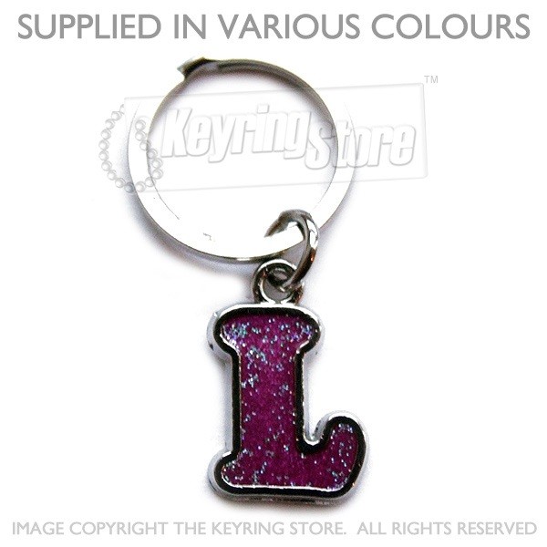 Letter L Keyring