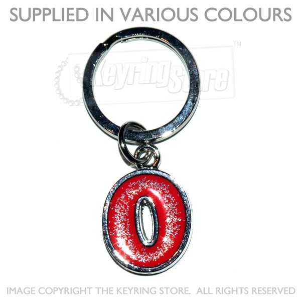 Letter O Keyring