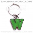 Letter W Keyring