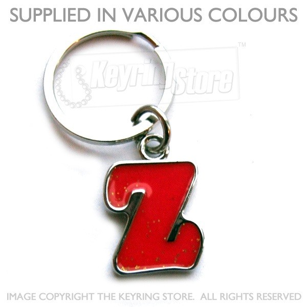 Letter Z Keyring