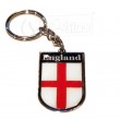 England Flag Metal football keyring - for soccer fans